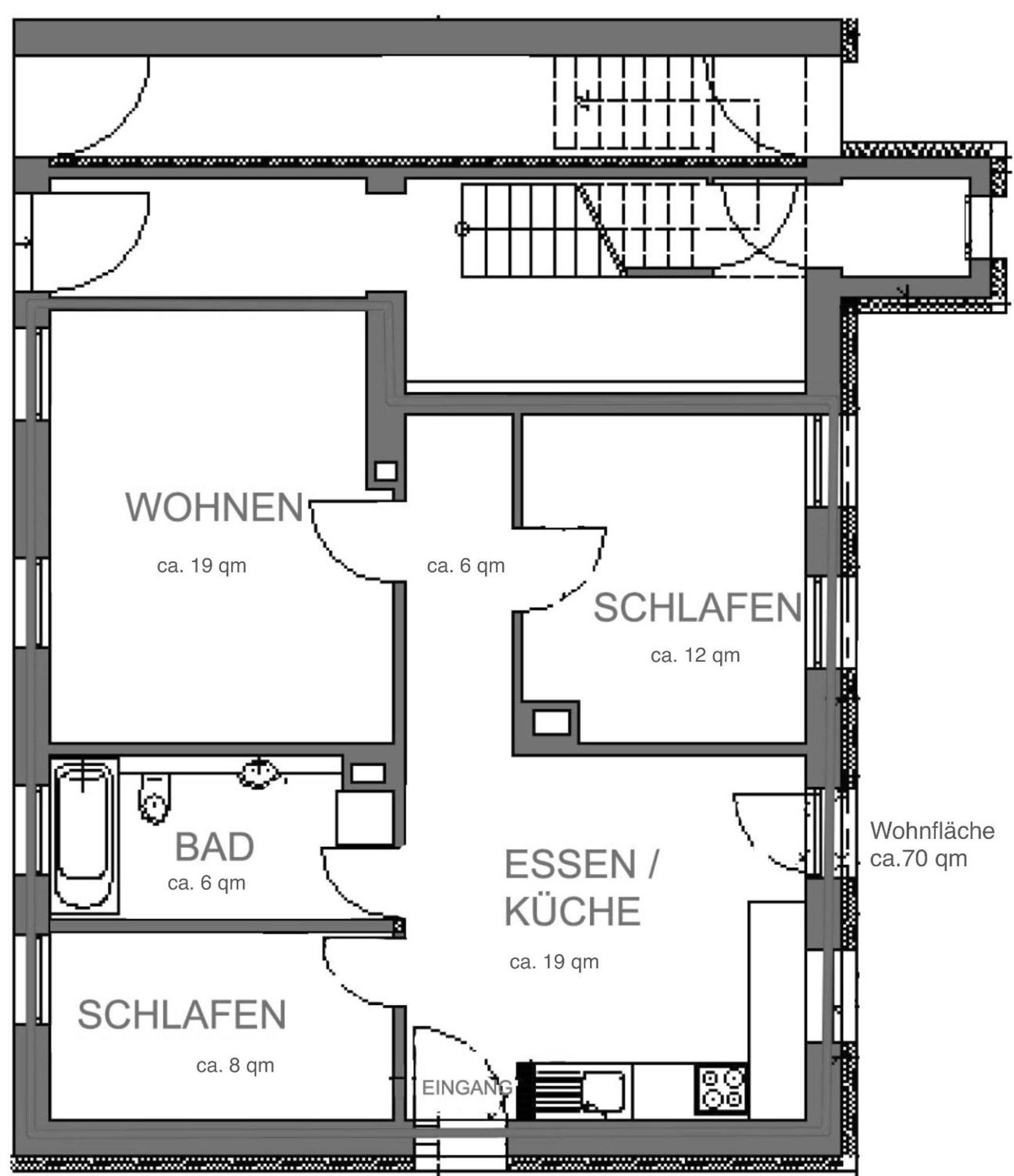 Altstadtwohnung Mit Eigenem Hauseingang Mülheim an der Ruhr Esterno foto